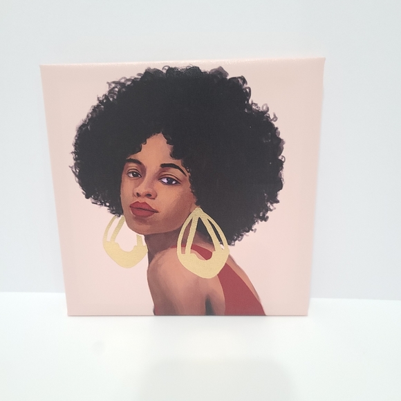 Girlie Portrait Canvas Wall Art - Picture 2 of 8